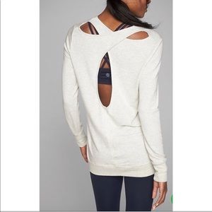 Athleta Keyhole Back Sweatshirt